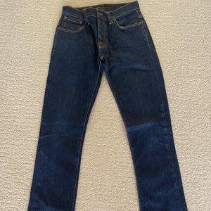 MEN'S NUDI JEANS GRIM FIT PERFECT CONDITION   SIZE 32/34